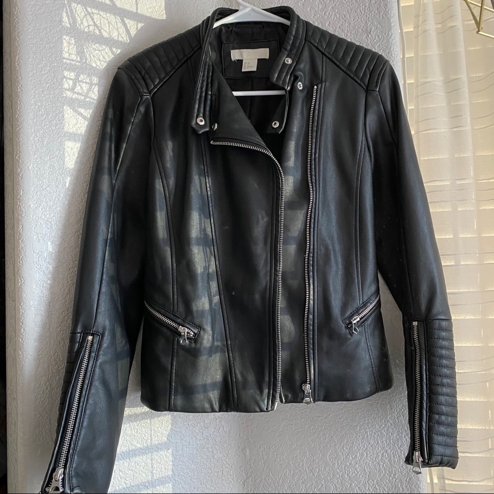 H&M leather jacket